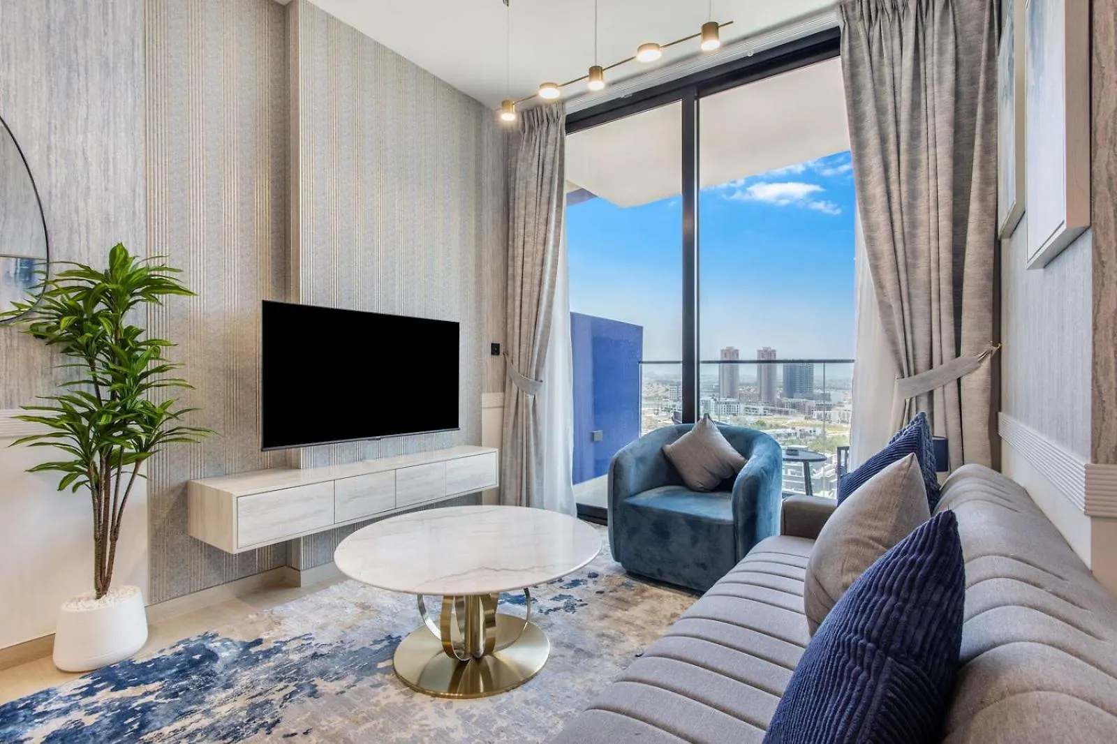 Escape24 - Luxury 1Br In Binghatti Crest, Jvc Dubai